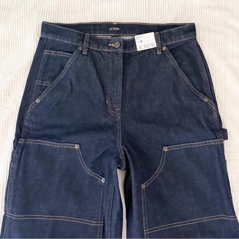 NWT J. Crew Painter Jeans Carpenter Utility CN391 J.Crew JCrew - Picture 2 of 8